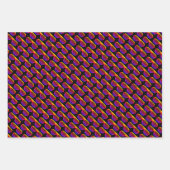 夏サングラスのネオンカラーラッピング紙シート ラッピングペーパーシート (正面3)