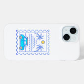 夏サーフィン切手2 Case-Mate iPhoneケース (裏面 (横))