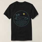 夏サーフィン Tシャツ (デザイン正面)