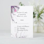 夏シンプルRSVP 出欠カード (スタンド正面)