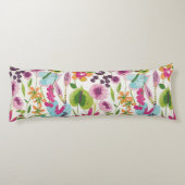 夏スタイリッシュカラフル熱帯花の模様 ボディピロー (裏面)