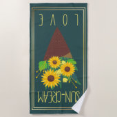 夏スタイリッシュモダン ビーチタオル (正面)