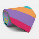 夏ストライプのネックタイ ネクタイ (ロール)