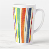 夏ストライプ期 カフェラテマグ (右)