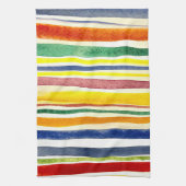 夏ストライプ期 キッチンタオル (縦)