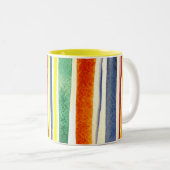 夏ストライプ期 ツートーンマグカップ (正面右)