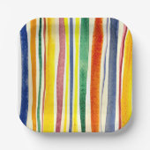 夏ストライプ期 ペーパープレート (正面)