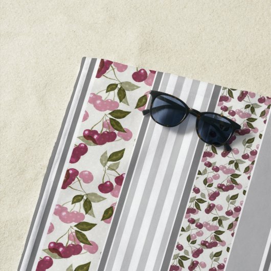 夏ストライプ色の数々の織物 ビーチタオル (インサイチュ)