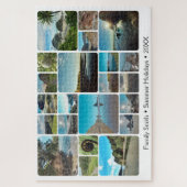夏ニュージーランド旅行記念フォトコラージュ ジグソーパズル (縦)