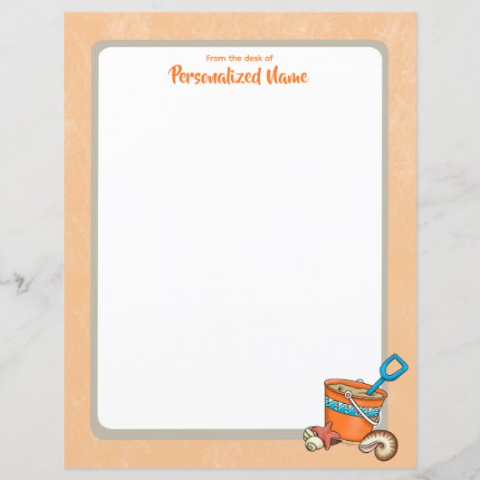 夏バケットリストの紙シート (正面)