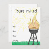 夏バブク インビテーションポストカード (正面/裏面)