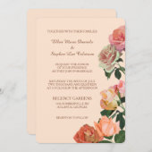 夏バラオンピーチ結婚ズ 招待状 (正面/裏面)