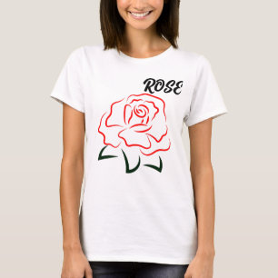 夏バラ花名婦人服 Tシャツ