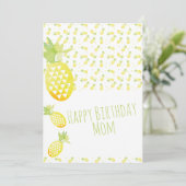 夏パイナップル水カラーミックスパターン誕生日 (スタンド正面)