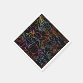 夏パターン スタンダードカクテルナプキン (角)