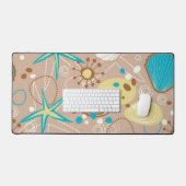 夏パターン デスクマット (キーボード&マウス)