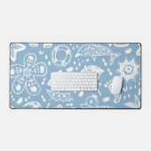 夏パターン デスクマット (キーボード&マウス)