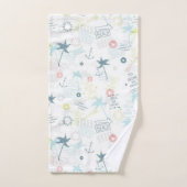 夏パターン バスタオルセット (ハンドタオル)