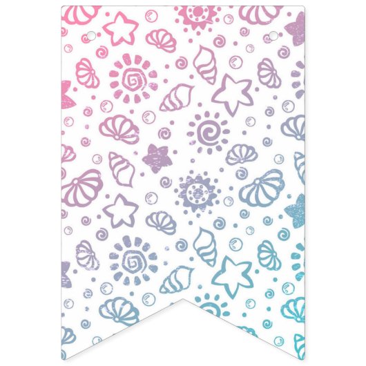 夏パターン バンティングフラッグ (第1の旗)