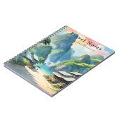 夏パーソナライズされたのフィリピン旅行ノート ノートブック (左側)