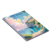 夏パーソナライズされたのフランス旅行ノートブック – ノートブック (右側)