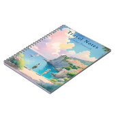 夏パーソナライズされたのフランス旅行ノートブック – ノートブック (左側)