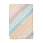 夏パーソナライズされたエレガントのバイブのクリーム色 バスマット (正面縦)