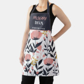 夏パーソナライズされたフローラ女子エプロン エプロン (インサイチュ)