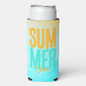 夏パーソナライズされた スリム缶クーラー (Seltzer正面)