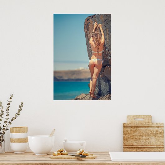 夏ビキニのポスター ポスター (キッチン)