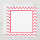 夏ビーチガールグリーティングカード カード (裏面)