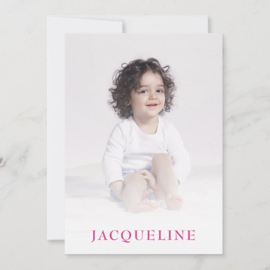 夏ビーチガールズ1st誕生日パーティー 招待状 (裏面)