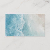 夏ビーチギフト登録新婚旅行結婚基金 エンクロージャーカード (裏面)