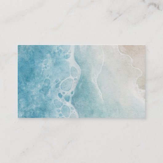 夏ビーチギフト登録新婚旅行結婚基金 エンクロージャーカード (裏面)