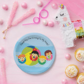 夏ビーチプールパーティー誕生日紙プレート ペーパープレート (パーティー)