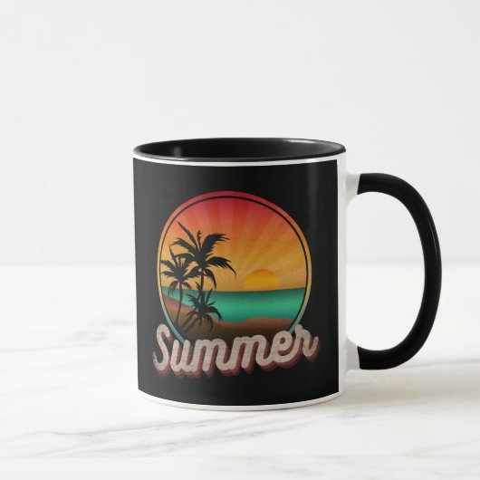 夏ビーチヴィンテージ マグカップ (右)