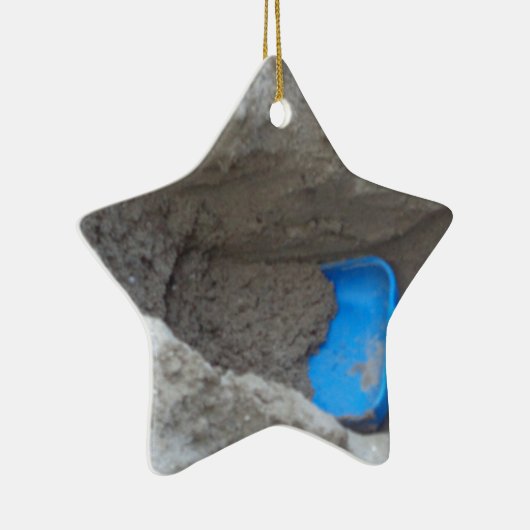 夏ビーチ掘り砂ショベル、スクープ遊、 セラミックオーナメント (右)