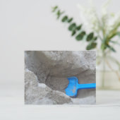 夏ビーチ掘り砂ショベル、スクープ遊、 ポストカード (スタンド正面)