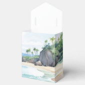 夏ビーチ水彩風景結婚ズ フェイバーボックス (オープン)