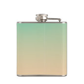 夏ビーチ航海のタイポグラフィ フラスク (裏面)