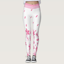 夏ピンク花水彩花ウェアラブル