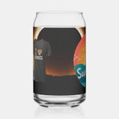 夏プリントが大好き ガラス缶 (左)