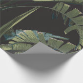 夏プリント。ジャングルの熱帯雨林。 ラッピングペーパー (角)