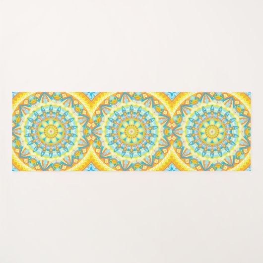 夏マンダラ ヨガマット (正面(横))