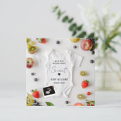 夏ミニマル妊娠の発表 招待状 (スタンド正面)