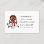 夏ムードファッションイベントプランナー名刺 名刺 (裏面)