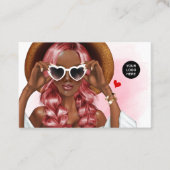 夏ムードファッションイベントプランナー名刺 名刺 (正面)