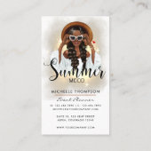 夏ムードファッションイベントプランナー名刺 名刺 (裏面)