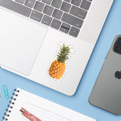 夏モダンかわいらしガーリー熱帯パイナップル シール (ノートパソコンとiPhone)