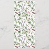 夏モダンの山花の書結婚道 メニュー (裏面)